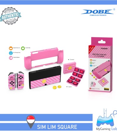 [SG]适用于Nintendo Switch OLED型号的德必Kirby风格保护配件套件